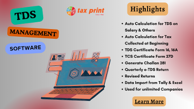 Tax Print : Best TDS Management Software in Mumbai